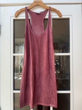 London Wrap. Women's Dusty Rose Racerback Tank Dress